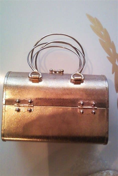 lady london metal box purse|Vintage .